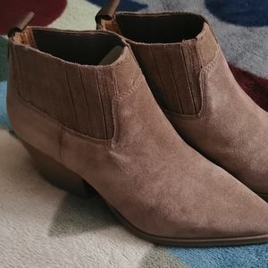 Franco Sarto taupe booties. No box.